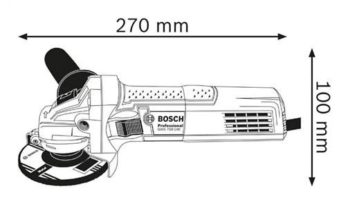 Polizor unghiular Bosch GWS 750-125